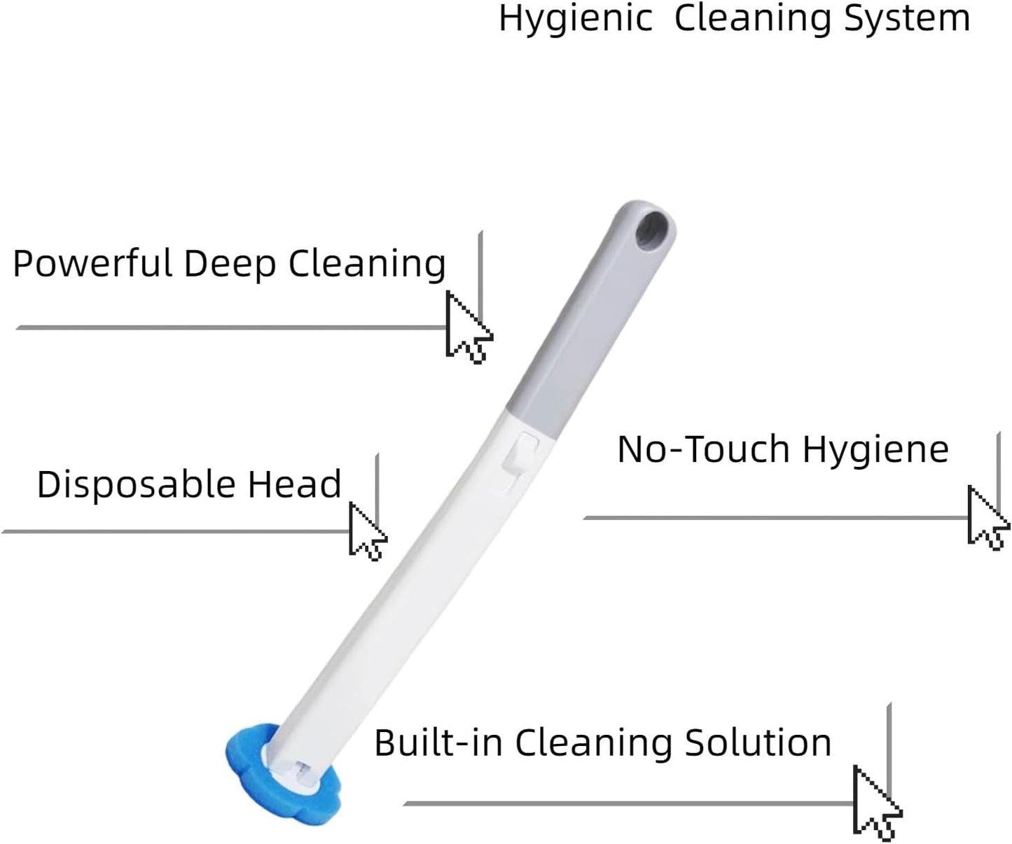 HomeVerse™ Disposable Toilet Brush Set