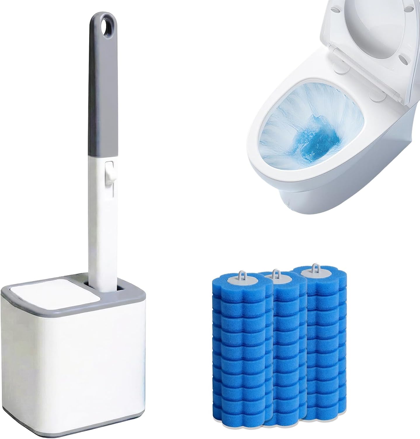 HomeVerse™ Disposable Toilet Brush Set