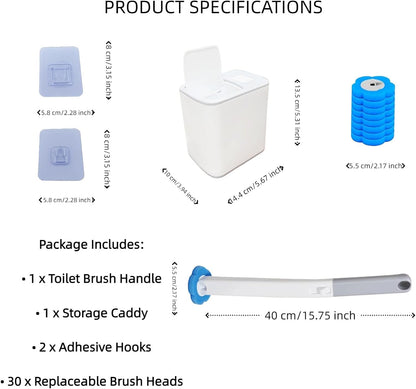 HomeVerse™ Disposable Toilet Brush Set