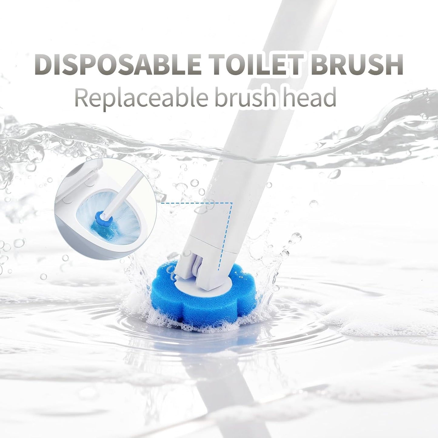 HomeVerse™ Disposable Toilet Brush Set