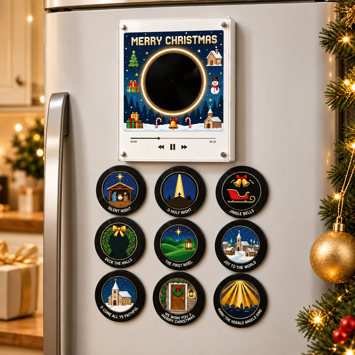 HomeVersee™ Personalized NFC Music Fridge Magnet