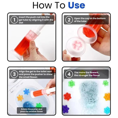 HomeVerse™ Flower Toilet Cleaning Gel