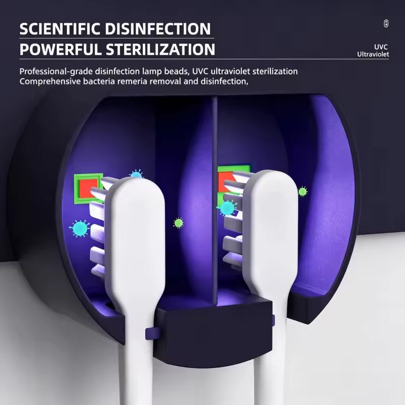 HomeVerse™ Portable UV Toothbrush Sterilizer Case