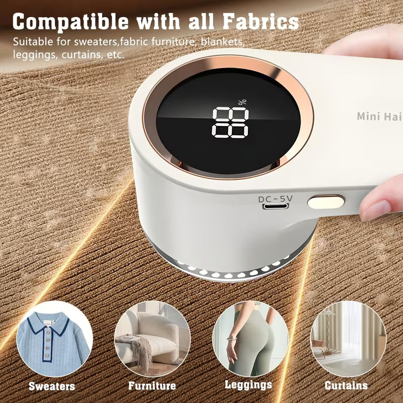 HomeVerse™ USB Rechargeable Fabric Shaver
