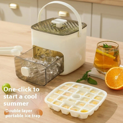 HomeVerse™ Eiswürfelbehälter mit Aufbewahrungsbox